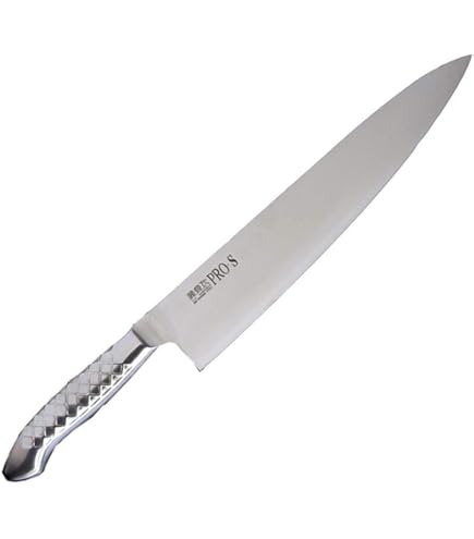 【希少 未使用品】極上 高級 紋三郎 牛刀 特殊合金鋼 全長440mm 希少 未使用品】極上 高級 紋三郎 牛刀 特殊合金鋼 全長440mm