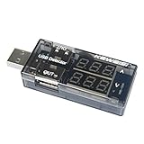 SODIAL 医療USB充電器　USB負荷電流検出器テスターバッテリー　試験電圧電源電圧計