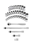 Blackhawk By Proto 978240M Drive 40-Piece Metric Combination Set Containing 3/8 , 1/2-Inch Sockets [