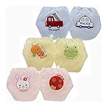 ソールメイト（Soulmate）トレーニングパンツ　着替えショーツセット6枚組　赤ちゃん　4層トレパン　刺繍　ベビーパンツ　男女共用　オールシーズ