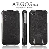 SPIGEN SGP ｱｲﾌｫﾝ 4 / 4S ｹｰｽ Argos 【 BLACK 】 本革 ﾌﾘｯﾌﾟﾀｲﾌﾟ for Apple iPhone 4 / 4S 【 SGP06828 】