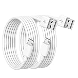 マイクロUSBケーブル 3m 2本セット Suptopwxm QC3.0対応 2.4A急速充電 【台形端子専用・Type-C非対応】 スマホ PS4コントローラー データ転送 絡まりにくい 高耐久