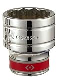 KT Pro Tools C1620S66 3/4" Drive 12-Point Socket [並行輸入品]