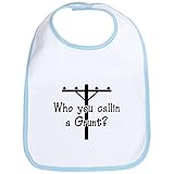 CafePress Who you callin a grunt? Bib - Standard Sky Blue by CafePress