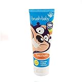 ブラシ赤ちゃんのトゥッティフルッティの歯磨き粉3-6 75ミリリットル x4 - Brush Baby Tutti Frutti Toothpaste 3-6yrs 75ml (Pack of 4) 