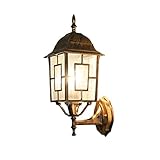 YJH+ ウォールランプ、屋外の灯篭クリエイティブヴィラライトガーデン屋外屋外中庭防水ウォールランプ 美しく、寛大な ( 色 : A )