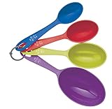 Large Colourworks Four Piece Measuring Spoon Cup Set by Kitchen Craft Colourworks