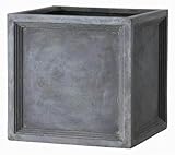 ファイバー製軽量植木鉢 LLブリティッシュ Pキューブ 39cm ／植木鉢