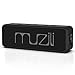 【最新版】Muzili Bluetoothスピーカー speaker 高音質Hi-Fiサウンド 完全ワイヤレスステレオ対応24H連続再生 IPX7完全防水 20M長距離伝送 音声コントロール機能付き (黒)