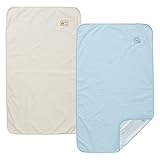 西松屋 [EFD] 2枚組防水シーツ（ウサギ/フクロウ/クマ 70×120cm） ブルー