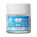 GSIクレオス アクリジョン ホワイト(白) 10ml 模型用塗料 N1