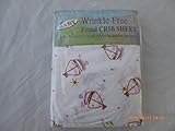 My Baby Fitted Crib Sheet - Boats on Water (Pink Boats) by myBaby