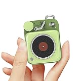 MUZEN Button スピーカー bluetooth 小型 ブルートゥース スピーカー ポータブル ワイヤレス スピーカータイプC typec 充電/ミニサイズ/レトロ風/可愛い/ギフト (スカイブルー 第二世代)