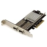 StarTech.com 10GbE対応2ポート オープンSFP+搭載 光ファイバーネットワークカード PCI Express Intel 82599チップセット搭載 PEX20000SFPI