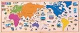木製シリーズ パズル世界地図