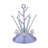 GoolRC ベビー哺乳瓶ラック 哺乳瓶ホルダー 乾燥ラック 乾燥 殺菌 消毒 ツリー型 すっきり水切り BPAフリー