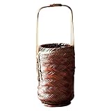 山下工芸(Yamasita craft) 茶染山路編寸胴手付 箱入