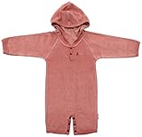 アンナニコラ パイル パーカーカバーオールA 60cm ピンク I-92653 日本製