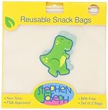 Stephen Joseph Reusable Snack Bag Dino [並行輸入品]