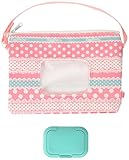 KJC エジソン ウェットティッシュポーチ ウェットティッシュポーチF レースピンク いつでも使いたい時にさっと片手で取り出せる!