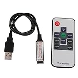 P Prettyia LED調光器　USB　電源　 DC5V RGB LED　ストリップライトリモート　コントロール　RF　コントローラ