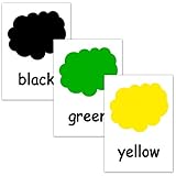 フラッシュカード【色】■ハガキサイズ■ 英語カード.com Flashcards, English word cards (Colors) ■Postcard size■