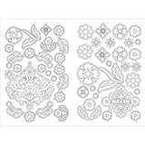 Martha Stewart Outline Glass Cling, Ornate Frames おもちゃ (並行輸入)