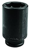 Stanley Proto J07524-LS 3/4-Inch Drive Budd Wheel Deep Length Impact Socket, 1-1/2-Inch, 6 Point by 