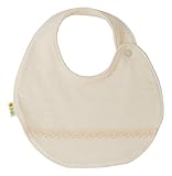 yuga☆レース・スタイ オーガニックコットン100% よだれかけ ベビー 服 子ども服 キッズ 女の子  やわらか 白 生成り お宮参り 退院 出産祝い プレゼント 綿100%