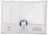 Gerber Organic Birdseye Prefold Cloth Diaper - White by Gerber [並行輸入品]