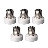 Newhouse Lighting A1712E-5 Intermediate To Candelabra Bulb Adapter, 5 Pack [並行輸入品]