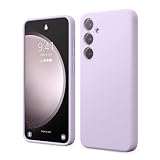 elago Samsung Galaxy S24 Plus ケース 対応 Samsung Galaxy S24 Plus ケース リキッドシリコンケース 全面保護カバー 耐衝撃 スリム電話ケース 傷防止 ソフトマイクロファイバー裏地 6.7インチ(ラベンダー)