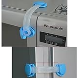 8 Pcs Toddler Kids Proofing Drawer Cupboard Cabinet Safety Door Fridge Lock Care Latches by COFFLED