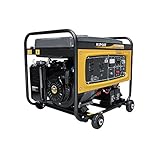 KIPOR ガソリン発電機 (60Hz/単相100V/三相200V/5.5kVA/低騒音型) KGE5.5E3Ph