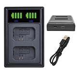 バッテリーキング バッテリー2個同時充電可 ソニー対応 NP-FW50 USB充電器 USB付 LCD FW50 互換品