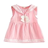 （ディゾン）dizoon 春夏 子供 ベビー キッズ 女の子 ワンピース ドレス スカート アクセサリ 可愛い服 セーラー 海軍風 ピンク ネイビー 白 70 80 85 90 100cm 3-24ヶ