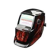 自動遮光溶接面 溶接面 遮光面 溶接マスク 高感度 遮光速度 1/25000秒 TIG/MIG/MAG対応 ソーラー電池採用 アーク対応 14番