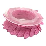 Fenteer 人工　リーフ　リボン　ガーランド　装飾材料　誕生日のバナー　DIY　工芸品　吊りロープにとして使われる　多色可選 - ホトピンク