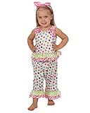 ローラ・Dare Baby Girls Gumballs Bow Top PJ Set カラー: グリーン