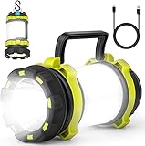 LED ランタン 懐中電灯 キャンプ ランタン 200m遠距離照射 高輝度 USB充電式 パワーバンク 大容量 3 in1多機能 停電対策/