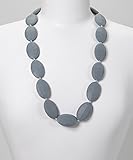 JULES TEETHING NECKLACE - GREY by GUMEEZ