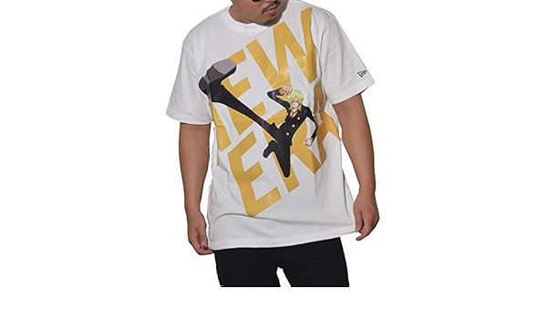 Amazon ニューエラ New Era Tシャツ 半袖 One Piece ワンピース サンジ コラボ ホワイト 白 M ジャージトップ 通販