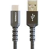 usb type cケーブル アンドロイド 充電ケーブル タイプc 急速 android 1m/1.5m 丈夫 ナイロン 防弾繊維 アラミド繊維 強靭 断線 しにくい スマホ 急速充電 データ転送 Android/Xperia 5/Galaxy S10/HUAWEI P30/AQUOS zero2/Google Pixel 4/ZenFone 6/MOTO G7/ 各種対応 KYOHAYA CONNECT GEAR TOUGH-5C RT5M100CBK (1.0m, ブラック)