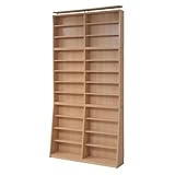 1cmピッチ大収納ラック上置付 yh-112hset-na ナチュラル 幅:120cm