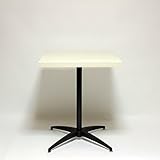 カフェテーブル コーヒーテーブル 幅60×奥行き60×高さ72cm ホワイト