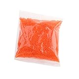 Baosity 6カラー選ぶ カラフルジェリーボール 水晶土 アクアジェルボール 水耕栽培 培養土類 ジェリーボール おもちゃ 約10000個パック - オレンジ+7-8cm