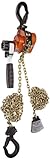 Columbus McKinnon 4061 Aluminum Alloy Puller Lever Hoist, 21.25 Lever, 3/4 ton Capacity, 20' Lift He