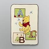 Disney Baby Winnie the Pooh ABC Plush Baby Blanket by Disney [並行輸入品]