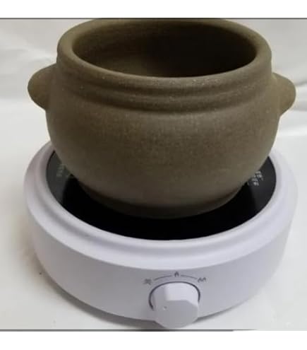Amazon | 黄土よもぎ蒸し壺とIHコンロセット、大きいサイズ壺。満水 