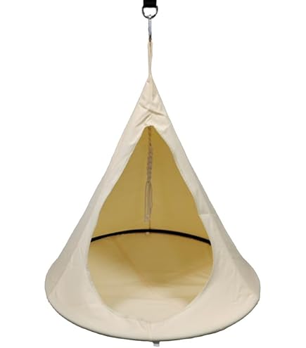 Amazon.co.jp: ハンモックチェア コニカル UFO 吊り下げ ハンギング